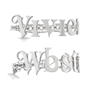 Plat/Blk P107 - VIVIENNE WESTWOOD - Viv Raimn Twn Brc Ld41