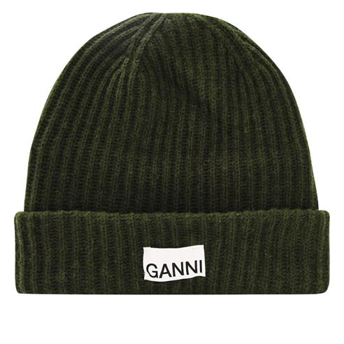 GANNI - Rib Knit Beanie