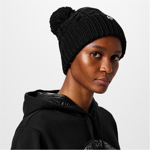 MICHAEL Michael Kors - Cable Pom Pom Beanie