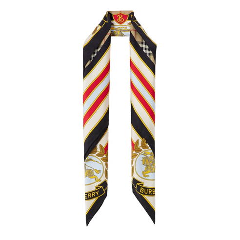 BURBERRY - Montage Check Scarf