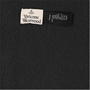 Black - Vivienne Westwood - Embroidered Logo Scarf