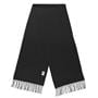 Black - Vivienne Westwood - Embroidered Logo Scarf