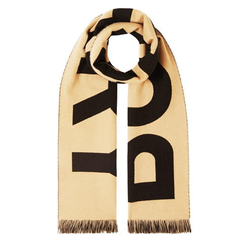 BURBERRY - Logo Wool Jacquard Scarf