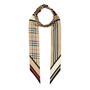 ArchBeige A7026 - BURBERRY - Slim Check Silk Scarf