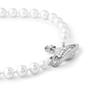 Plat/Crm P104 - VIVIENNE WESTWOOD - One Row Pearl Bas Relief Choker