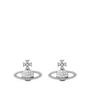 Rhodium W110 - VIVIENNE WESTWOOD - Mayfair Bas Relief Earrings