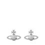 Rhodium W110 - VIVIENNE WESTWOOD - Mayfair Bas Relief Earrings