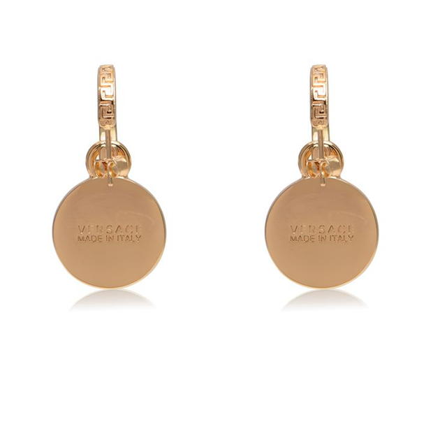 greca and medusa drop earring
