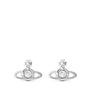 Plat/Cryst P116 - VIVIENNE WESTWOOD - Solitaire Earrings