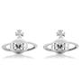 Plat/Cryst P116 - VIVIENNE WESTWOOD - Solitaire Earrings