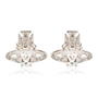 Plat/Wht P169 - VIVIENNE WESTWOOD - Ariella Earrings