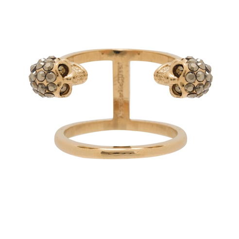 ALEXANDER MCQUEEN - Skull Double Ring