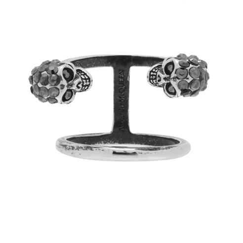 ALEXANDER MCQUEEN - Skull Double Ring