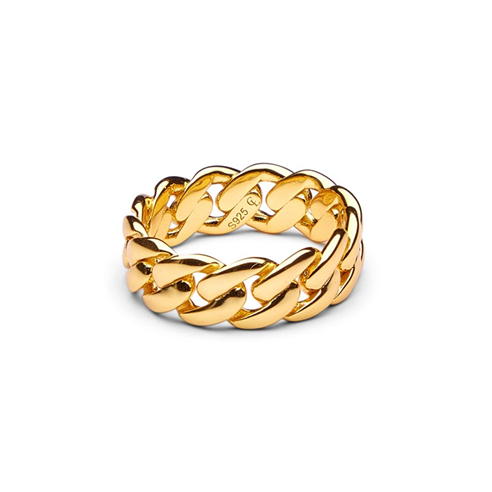 COMMON LINES - Cuban Link Ring