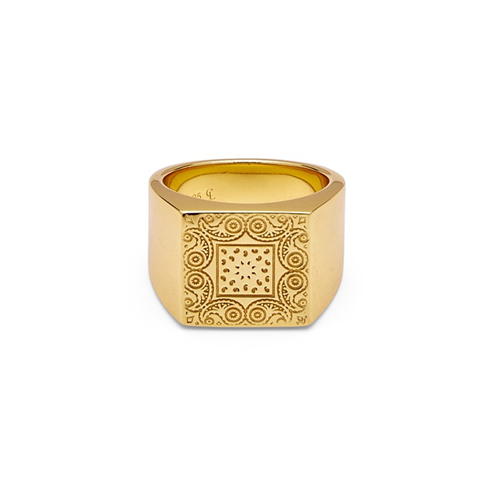 COMMON LINES - Bandana Signet Ring