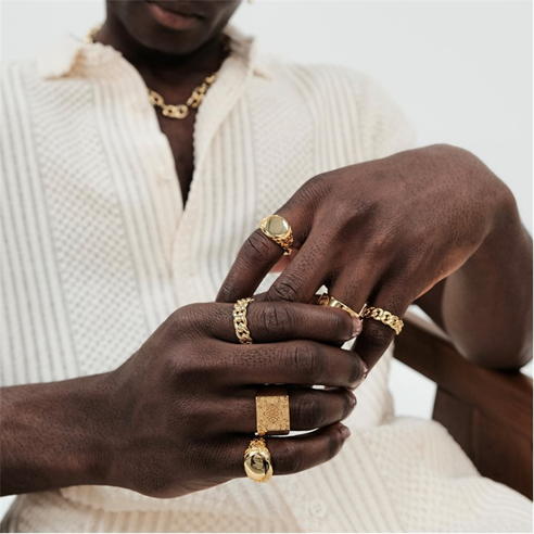 COMMON LINES - Bandana Signet Ring
