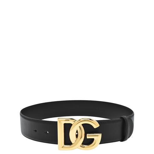 DOLCE AND GABBANA - Crossover Logo Belt