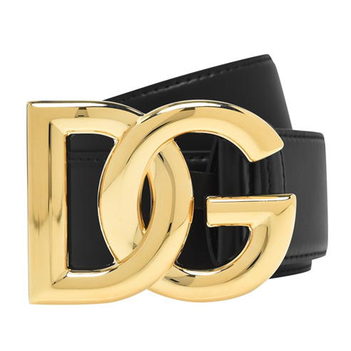 DOLCE AND GABBANA - Crossover Logo Belt