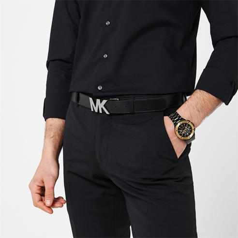 Michael Kors - MK Signature Reversible Belt Mens