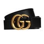 Black - GUCCI - Marmont Gg Slim Belt