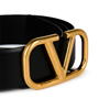 Black/Gold 0NO - VALENTINO GARAVANI - V Logo Signature Belt