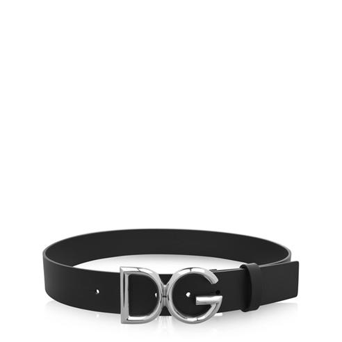 DOLCE AND GABBANA - Logo Edge Belt