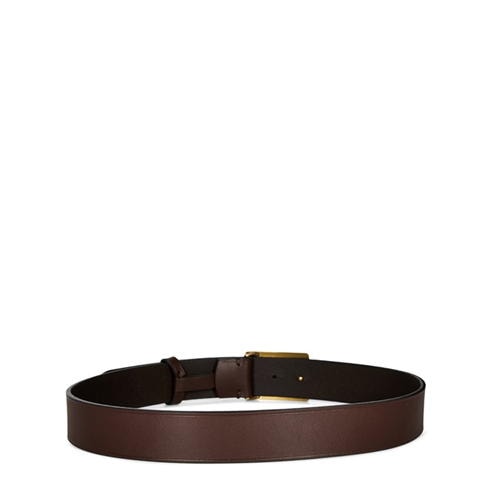 POLO RALPH LAUREN - Plaque Leather Belt
