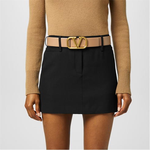 VALENTINO GARAVANI - V Logo 4cm Reversible Belt