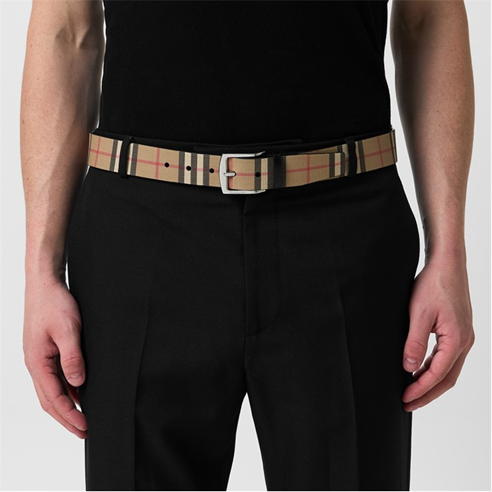 BURBERRY - Gray Belt