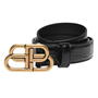 Black 1000 - BALENCIAGA - Bb Thin Croc Belt