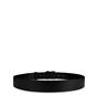 Black/Gun 8V363 - DOLCE AND GABBANA - Interlock 3.5cm Belt
