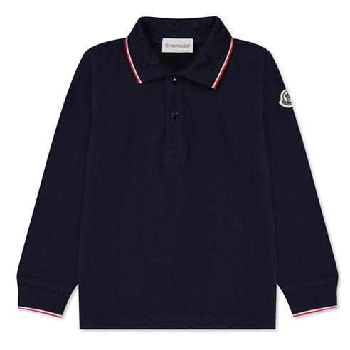 MONCLER - Tricolour Polo Shirt