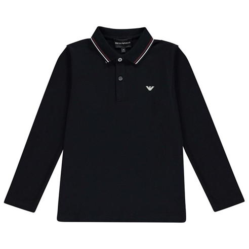 Emporio Armani - Long Sleeve Tipped Polo