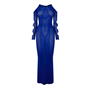 Blue 4540 - OFF WHITE - Netted Dress