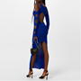 Blue 4540 - OFF WHITE - Netted Dress