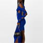 Blue 4540 - OFF WHITE - Netted Dress
