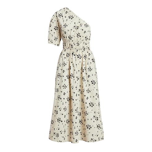 POLO RALPH LAUREN - Asymmetrical Floral Poplin Dress
