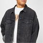 Black 1001 - PALM ANGELS - Logo Denim Jacket