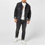 Black 1001 - PALM ANGELS - Logo Denim Jacket