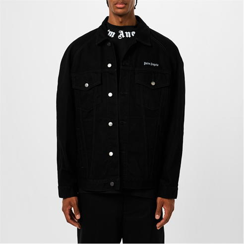 PALM ANGELS - Logo Denim Jacket