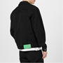 Black 1010 - OFF WHITE - Wave Off Embroidered Denim Jacket