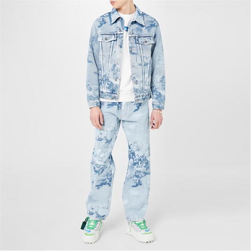 OFF WHITE - Skate Painting Denim Jacket
